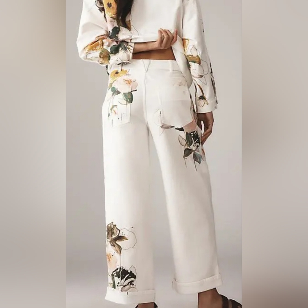 Anthropologie Pilcro Leigh Viner designed Wide Leg Jeans